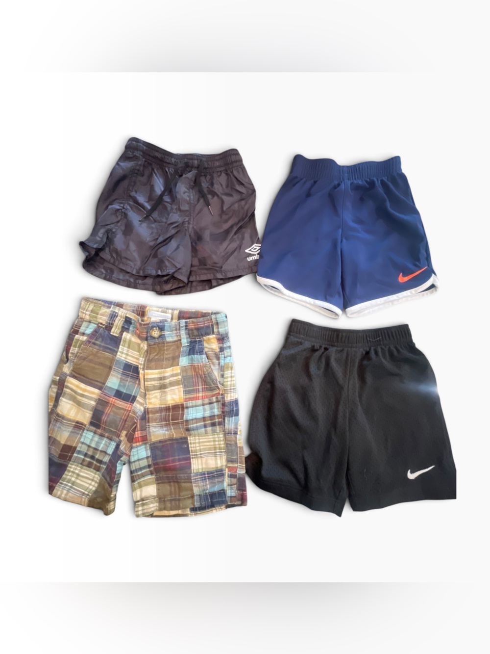 Nike Umbro ON boys 4/5 Shorts Lot